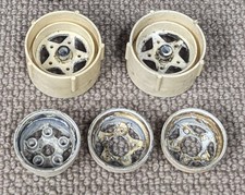 Tamiya Frog Sand Scorcher X2 Rear Wheels & X1 Front Original Vintage 1980s RC