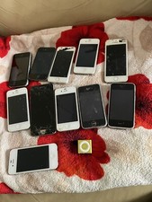 Various old mobile phones Including Motorola, iPhone And Others