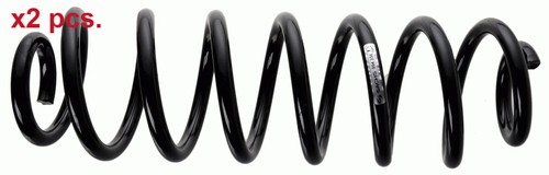 Pcs rear coil springs - pcs,