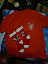 Liverpool FC Red Official Tshirt & Socks 2 - 3 Years Old
