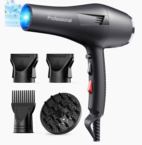 Professional hair dryer black - dryer,