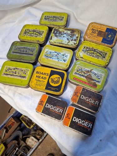 Job lot tobacco tins - lot, gloden