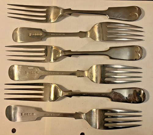 Set antique oceana - set, silver