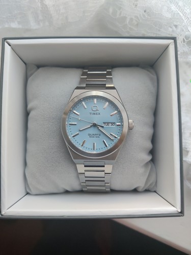 Timex silver mens analogue - timex,