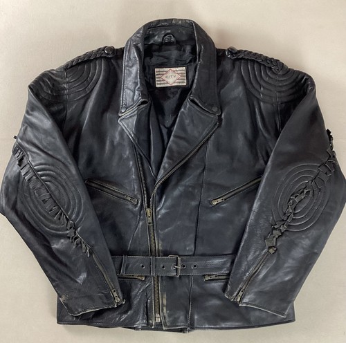 Vintage heavy leather - leather, biker