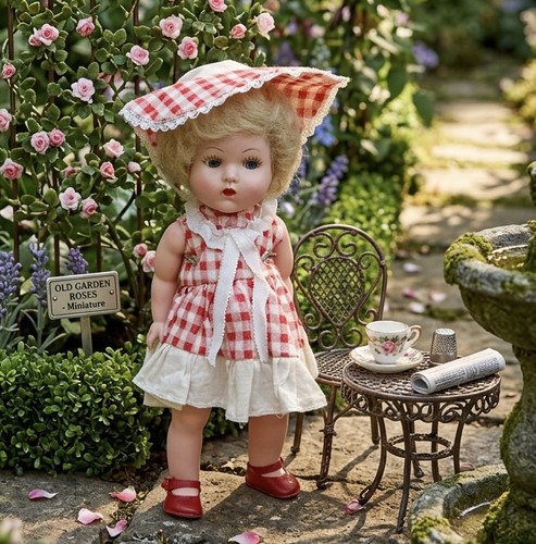 Vintage 1950s miss rosebud - vintage,