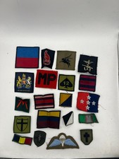 Various Military Cloth Badges