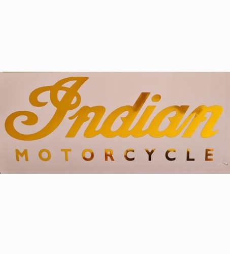 Indian motorcycle tank decal