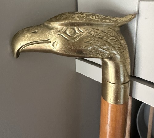 Brass eagle head - eagle,