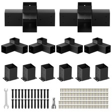 Pergola Brackets 4P 3-Way+2P 4