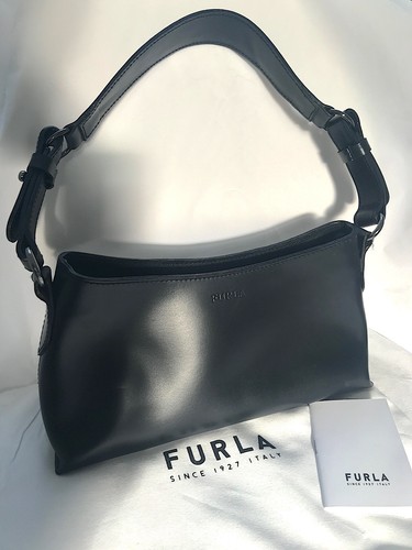 Bnwt furla black leather - bnwt,