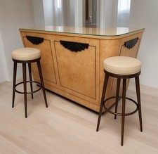 Large Art Deco Blonde Maple