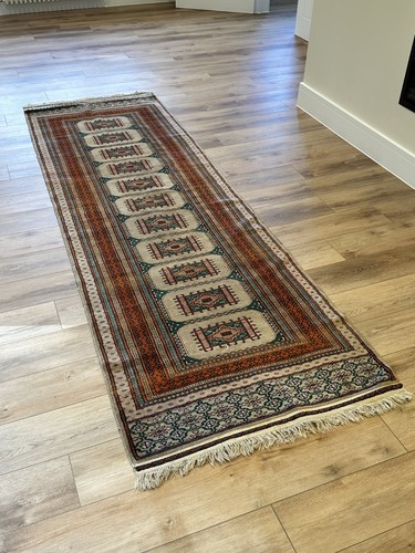 Vintage hand knotted oriental - vintage,
