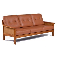Danish Style Solid Teak Caned