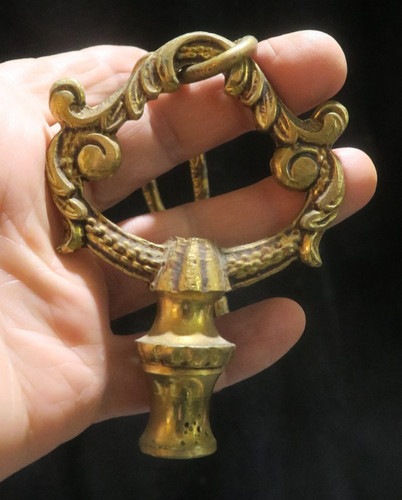 Massive brass bronze - bronze, lamp