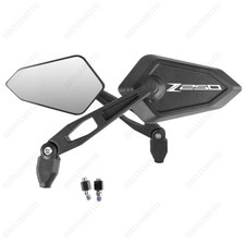 PAIR OF BLACK STREET MIRRORS