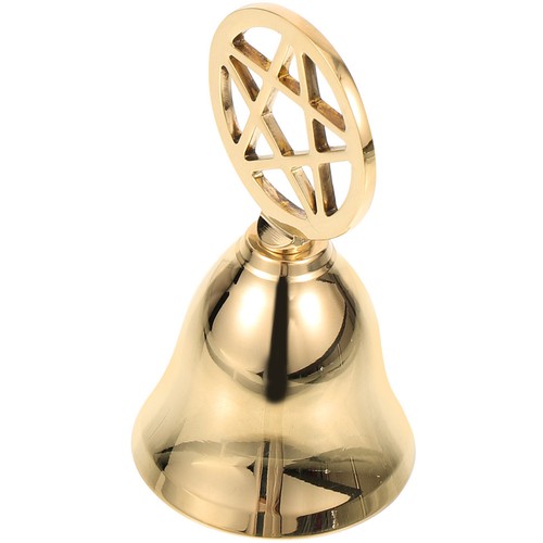 Golden brass hand bell for - brass,