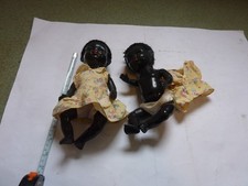 pair Vintage Black Doll Made