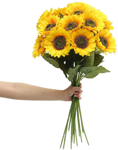 Artificial sunflower flowers - artificial,