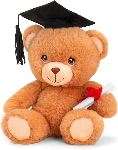 Graduation bear plush soft toy - bear,