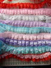 Double Layered Gathered Lace