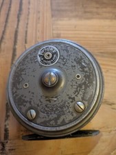 Antique Vintage Pridex JW Young & Sons Metal Fly Fishing Rod Reel Collectable
