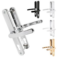 TSS UPVC Door Handle 68PZ Sprung Double Glazing Pair 68mm Set 215mm Fixing Patio