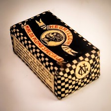 Antique Advertising Negrillon Black Lead Stove Polish French Belgian c1900s Rare