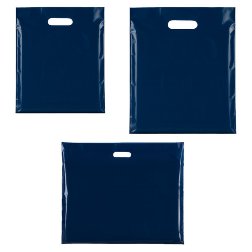 Blue plastic carrier - blue,