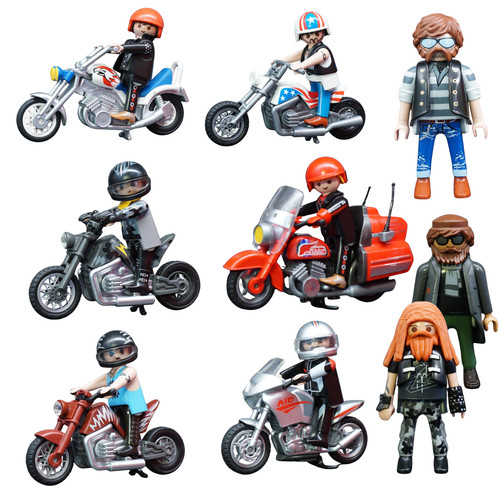 Playmobil motorcycle chopper - motorcycle,