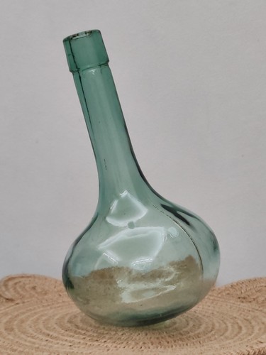 Antique blown glass rounded - antique,