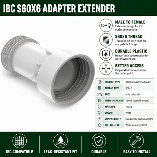 Ibc tank s60x6 adapter - tank,
