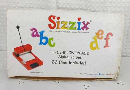 Sizzix provo fun - fun, serif