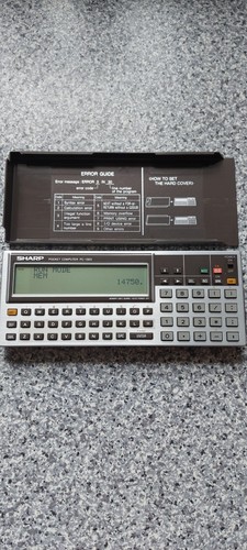 Sharp 1360 pocket - pc-1360, computer