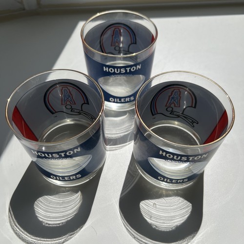Houston oilers glasses set - houston,