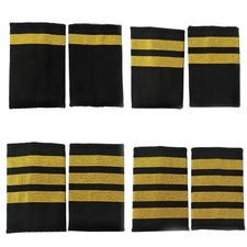 1Set Captain Epaulets Pilot