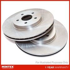 2x Brake Discs Vented For