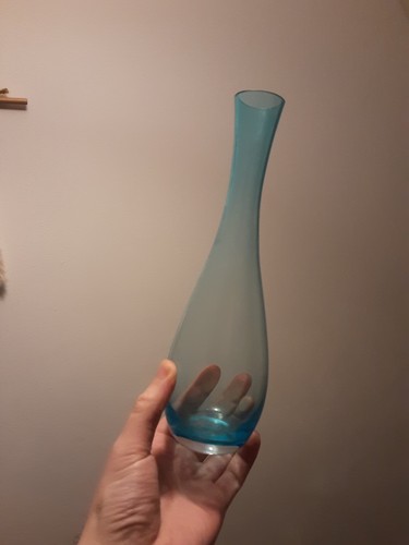 Vintage vase blue - vintage, colour