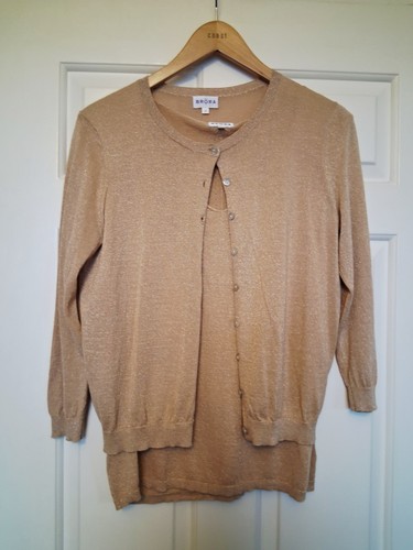 Brora gold cardigan - gold, set