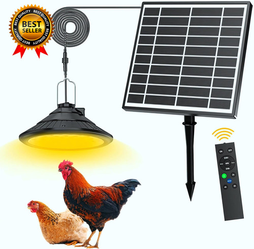 Solar chicken coop light with - solar,
