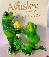 AYNSLEY ANIMAL KINGDOM FROGS FROG BOUQUET BOXED  PERFECT