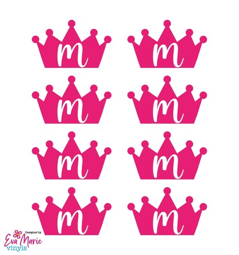 Tiara crown vinyl decal - tiara,