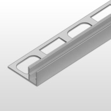 LED Plaster in Aluminium Marble & Tile Profile with Cover & End Caps 2M / 6.6FT