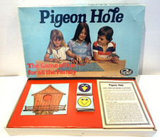 Vintage Pigeon Hole Board Game By Philmar 1979 Complete Rare