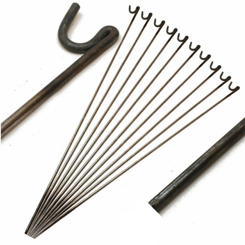 Metal fence pins - fence, steel