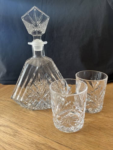 Glass whiskey decanter - glass,