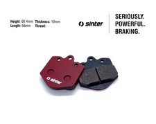 Sinter kart brake pads S-222