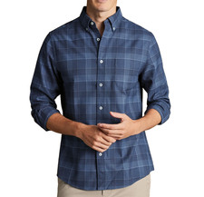 CHARLES TYRWHITT * NEW TAG * SIZE M BLUE CHECK  X SLIM FIT MENS SHIRT RRP £64.95