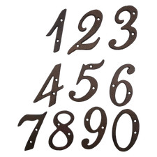 Rustic Brown Cast Iron Metal