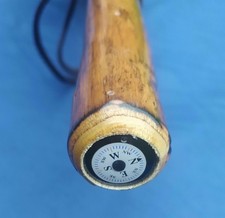 Brand new root flamed scorched hiking pole walking stick UK seller